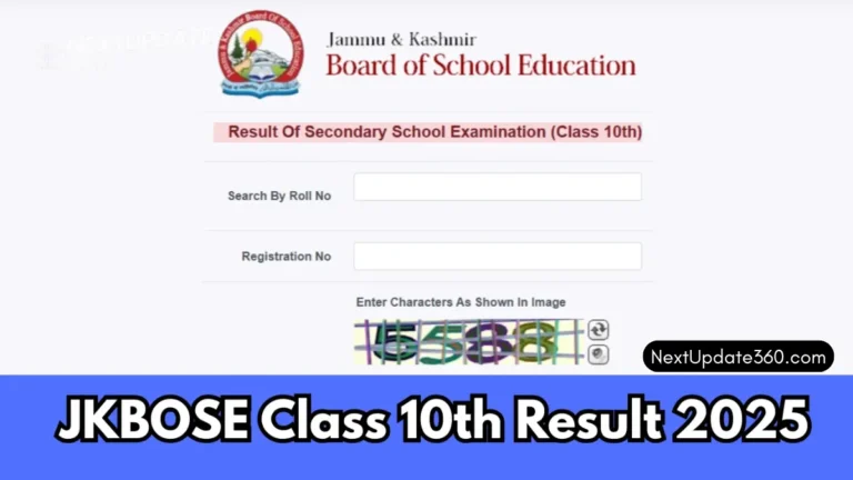 JKBOSE Class 10th Result Update